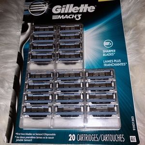 GILLETTE MACH3 x20 CARTRIDGES NEW !!